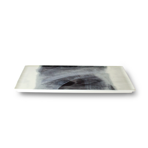 Kasumi Rectangular Plate 26.5cm