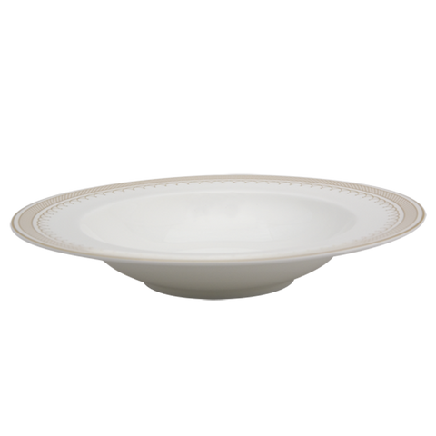 Lattice Gold Rim Soup/Pasta 9"